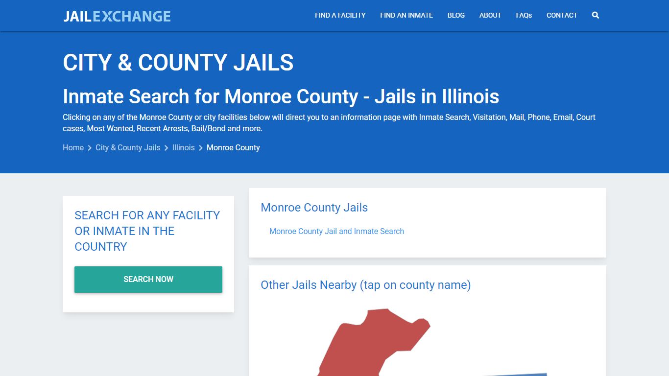Inmate Search for Monroe County | Jails in Illinois - Jail Exchange